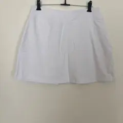 テニスウェア　ホワイト スポーツスコート 【USA M / Asia XL】白のサムネイル