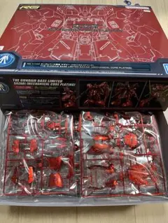RG 1/144 サザビー メカニカルコアメッキとEGνガンダム デカール