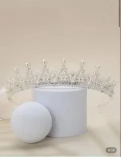 ウェディングティアラとアクセサリーセット