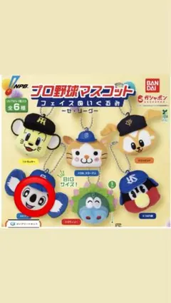 プロ野球マスコット フェイスぬいぐるみ セ・リーグ ドアラ