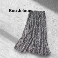 Bou Jeloud 花柄ロングフレアスカート　W66 透け感のサムネイル