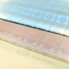 8528 帯揚げ 丹後 ちりめん 重目 日本製 新品 クリーム色 利休茶色 水色
