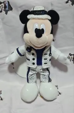 ディズニー　クラブマウスビート　ミッキー ぬいぐるみバッジ　ぬいば