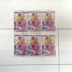プリキュアウエハース トレーディングカード　キュアアイドルSR 6枚セット