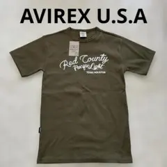 AVIREX USA リブTシャツ　ユニセックス　Sサイズのサムネイル