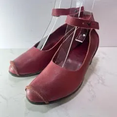 trippen トリッペンレッド レザー パンプス 38 - メルカリ