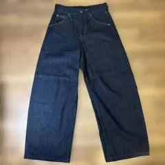 UNIQLO JEANS ワイドデニム レディース バギーカーブジーンズ