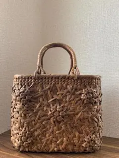 山葡萄バッグ楕円乱れ花 - メルカリ