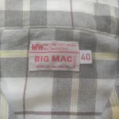 BIG MAC チェック柄シャツ 40のサムネイル