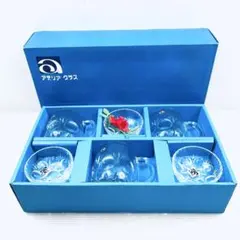 【昭和レトロ】石塚硝子　アデリアグラス　ジョッキ　豆鉢　セット