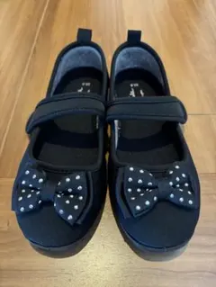 FF11183 ブラック フォーマルシューズ　22.0cm