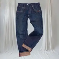 Levi’s RED 3002-3 デニムパンツ 日本製 立体 濃紺赤耳 W28
