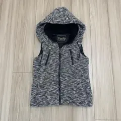 【極美品】Vanity フード付きジップダウンアップベスト レディース