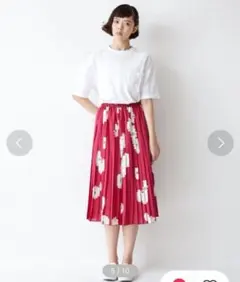 ふりふ・乙女菊プリーツスカート・新品未使用のサムネイル