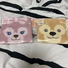 東京ディズニーシー ダッフィー シェリーメイ ミニタオル 2枚セット