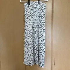 GLOBAL WORK ヒョウ柄フレアスカート