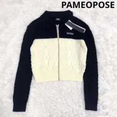 PAMEO POSE長袖ニット PAMEO POSE（パメオ ポーズ） 長袖ニット FREE ネイビー レディース