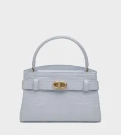 Aubrielle オブリエル クロックエフェクトトップハンドルバッグ