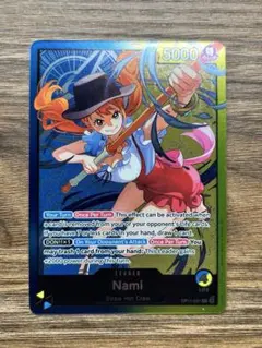 英語版 ワンピースカードゲーム ナミ リーダーパラレル - メルカリ