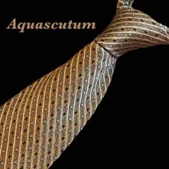 Aquascutum  アクアスキュータム ネクタイ ドット柄 日本製