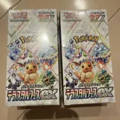 ポケモンカードゲーム テラスタルフェスEX 2ボックスセットシュリンク付き！