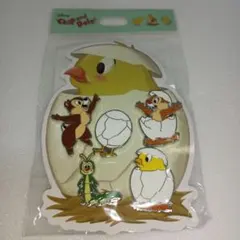 ディズニー　平成レトロ　チップとデール　 ピンズ　ピンズセット　ひよこ　たまご