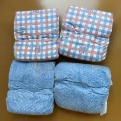 マナーウェア 猫用おむつ パンツタイプ チェック柄 デニム柄 4枚セット SSのサムネイル