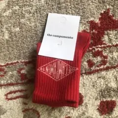 THE CAMPAMENTO キッズ靴下 ベビーサイズレッド　新品