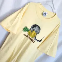 Crazy Shirts Hawaii 猫 パイナップルハワイ Tシャツ ネコ