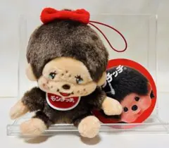 レトロモンチッチ ぬいぐるみ マスコット 赤いリボンのサムネイル