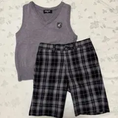 コムサイズム　フォーマル　ベストとショートパンツ　110センチ