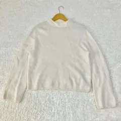 美品✨OUVERT ウーヴェル ニット セーター アルパカ混 バックスリット