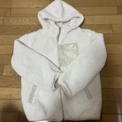 as know as フリースジャケット L ホワイト
