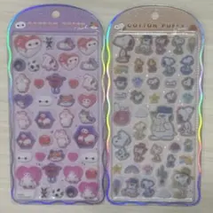 【新品】コットンパフィー#ベイマックス#スヌーピーセット