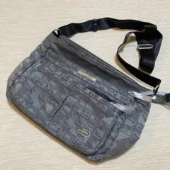 CROCODILE グレー ショルダーバッグ
