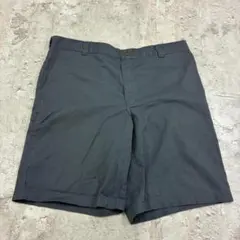 Dickies　ワークショーツ　W41　グレー　古着　膝丈　ハーフパンツのサムネイル
