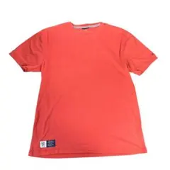 TOMMY HILFIGER 無地Tシャツ　半袖　オレンジ　古着8Sa