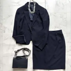 ユナイテッドアローズ セットアップ スカート スーツ ブラック 40 七五三など