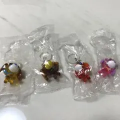 お茶犬 めじるしアクセサリー 4個セット