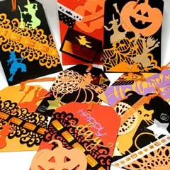 フォロワー様限定♡世界に1つだけのハロウィンハンドメイドカードタグ
