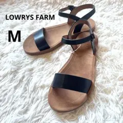 【タグ付き】LOWRYS FARMローリーズファーム　フラットベルトサンダル Mのサムネイル