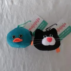 mojojojo フェイスポーチ BC3 　黒猫　緑ヒヨコ