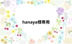hanaya様専用ページです