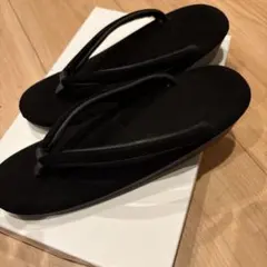 黒の布製草履