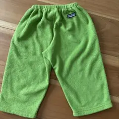 Patagonia フリースパンツ 18M 黄緑