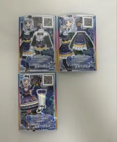 データカードダス アイカツスターズ!! 白銀リリィ SPR 3枚セット