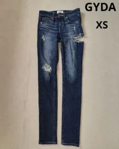 GYDA ジェイダ SIDE RIPPED スキニーデニムパンツ