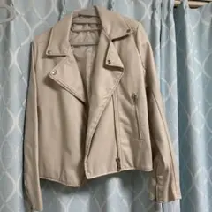 フェイクレザーブルゾン