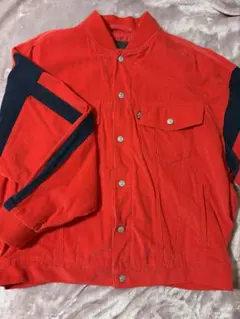 LEVI'S PREMIUM コーデュロイジャケット レッド Mサイズ