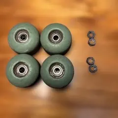 スケートボードウィール グリーン 4個セット